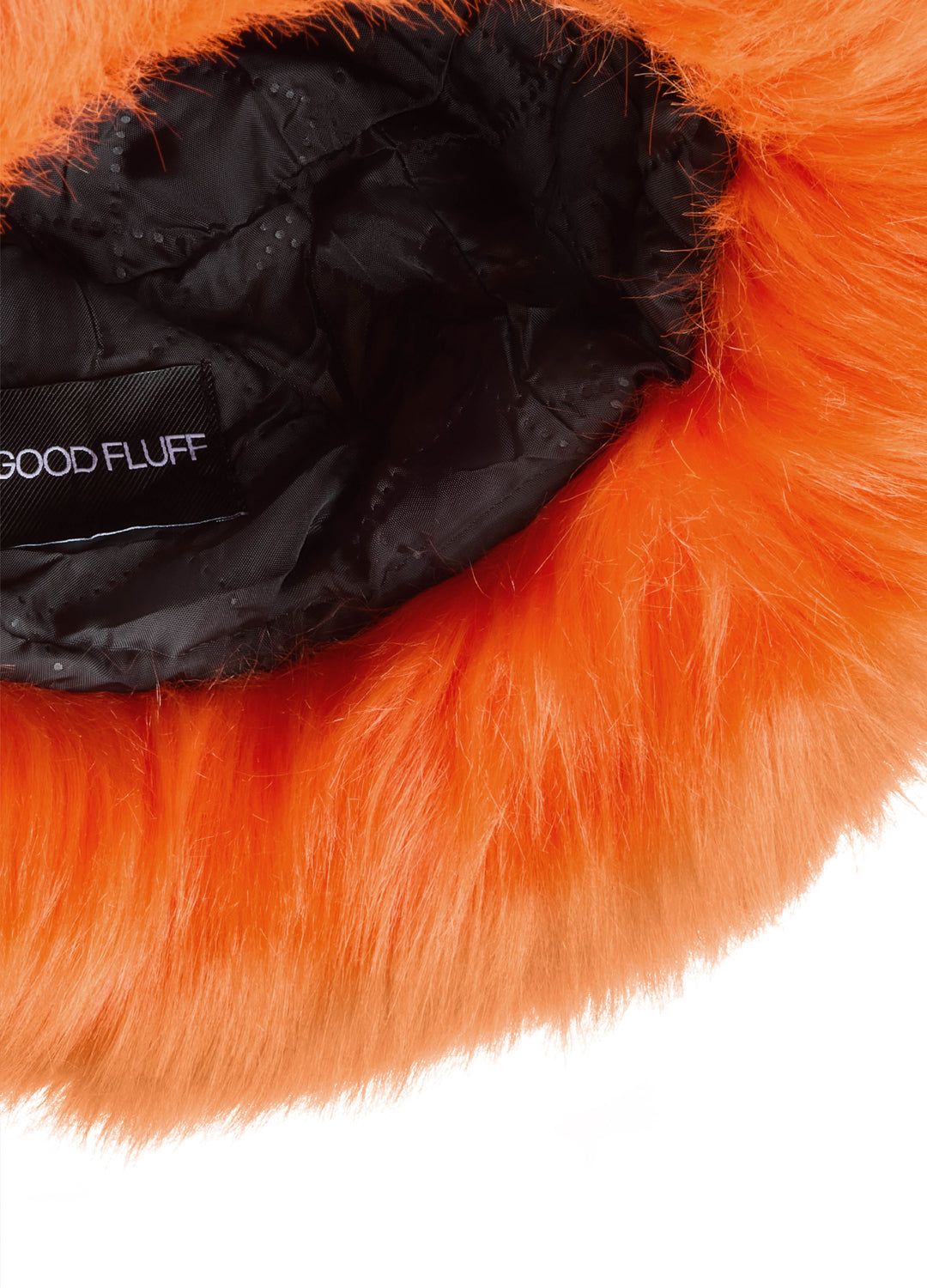 Good Fluff Faux Fur Long Fluffy Bucket Hat - Deep Orange