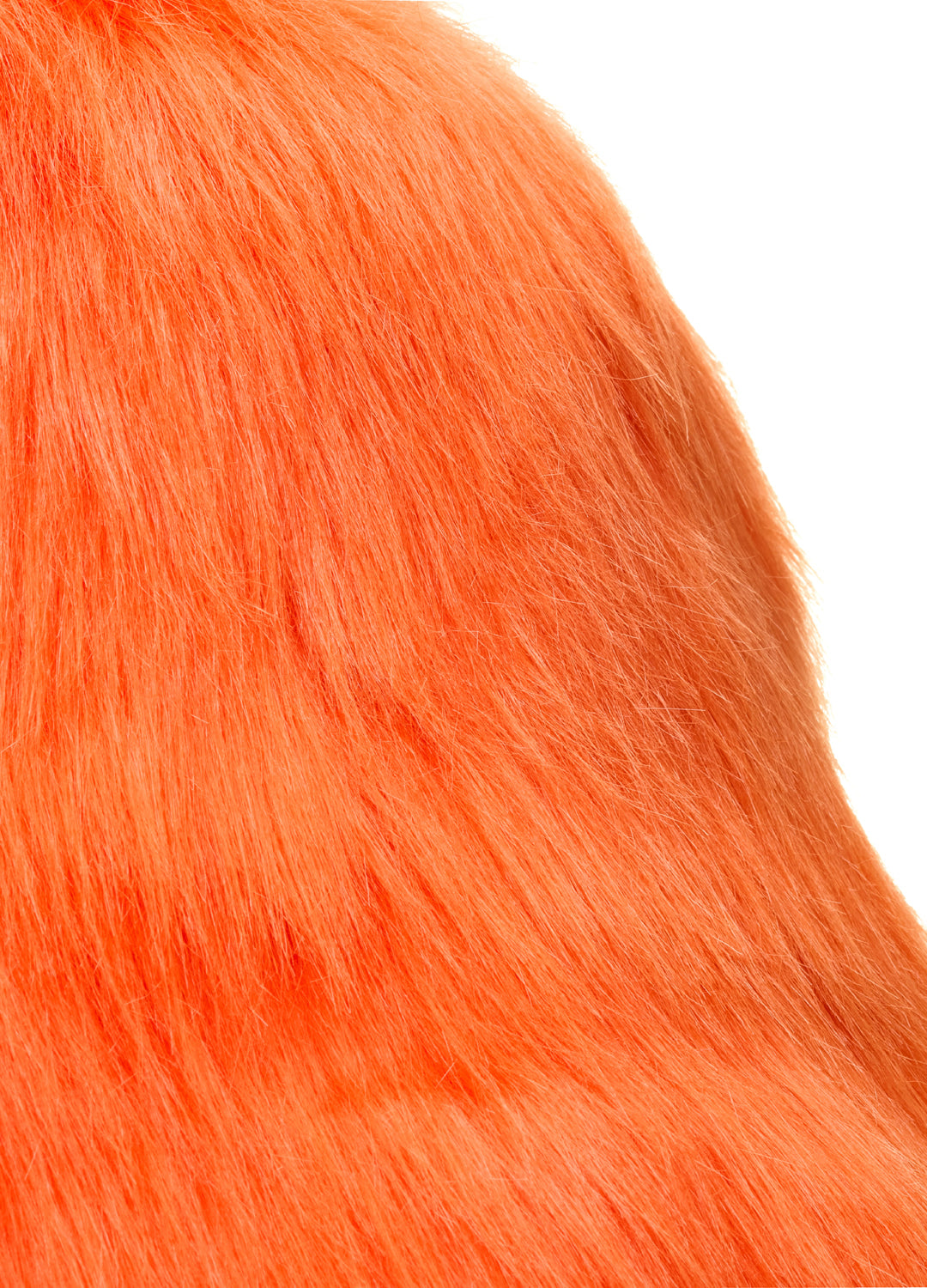 Good Fluff Faux Fur Long Fluffy Bucket Hat - Deep Orange