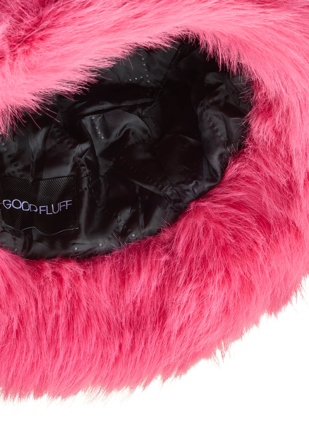 Good Fluff Faux Fur Long Fluffy Bucket Hat  - Candy Pink