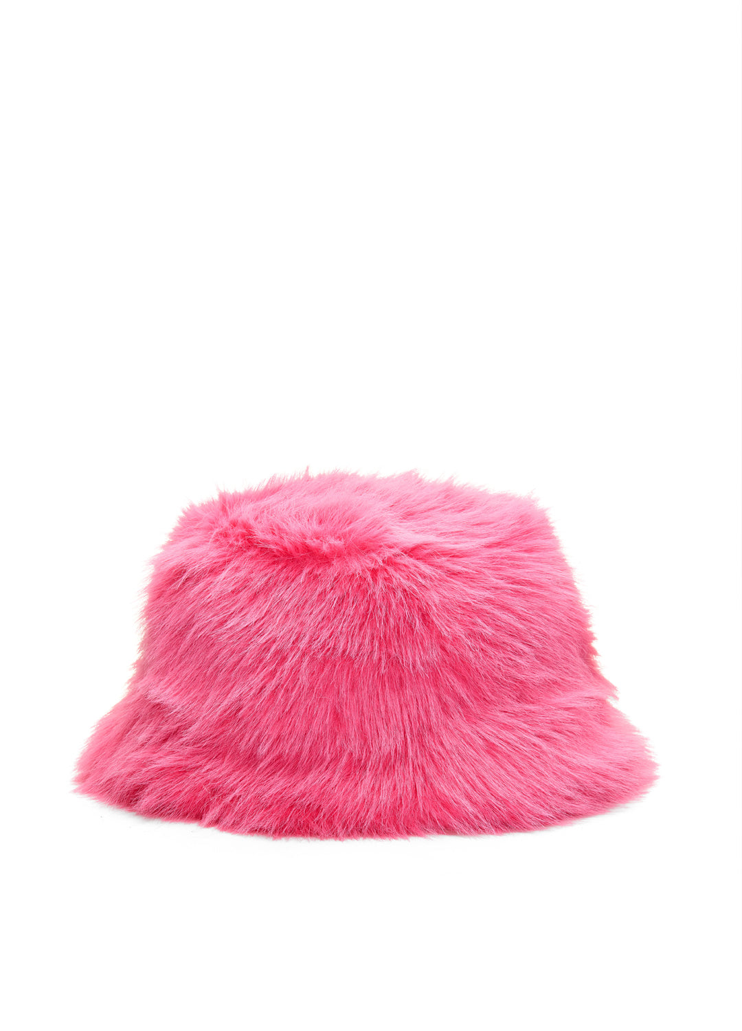 Good Fluff Faux Fur Long Fluffy Bucket Hat  - Candy Pink