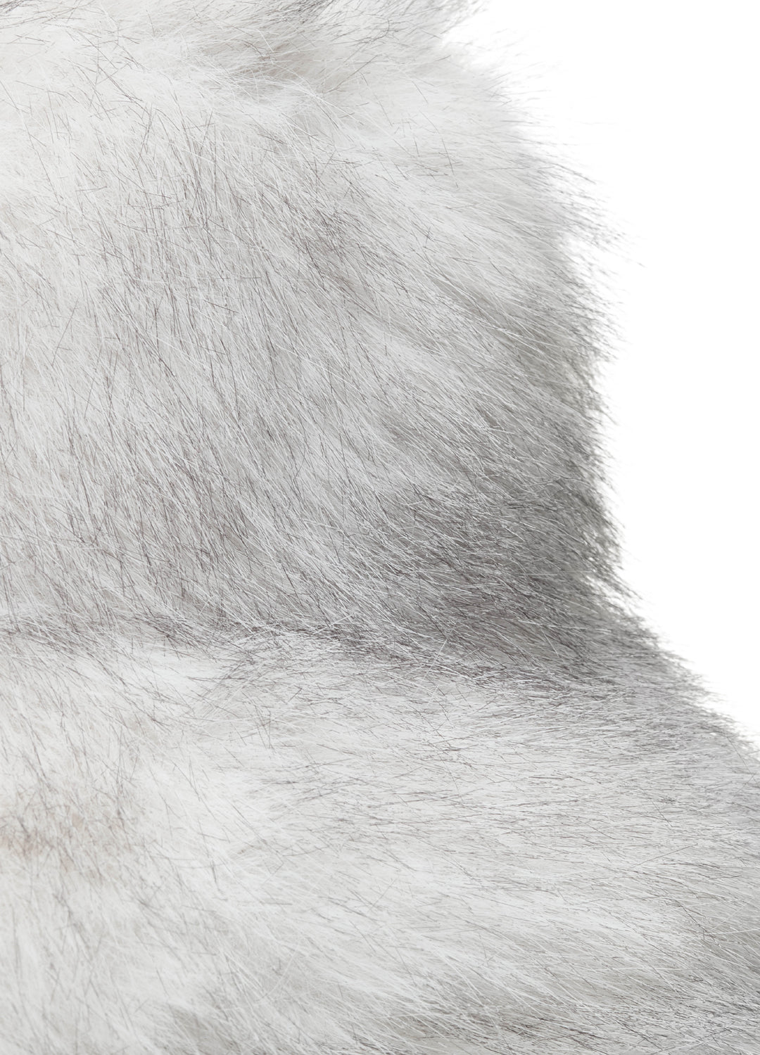 Good Fluff Faux Fur Long Fluffy Bucket Hat - Black Tip