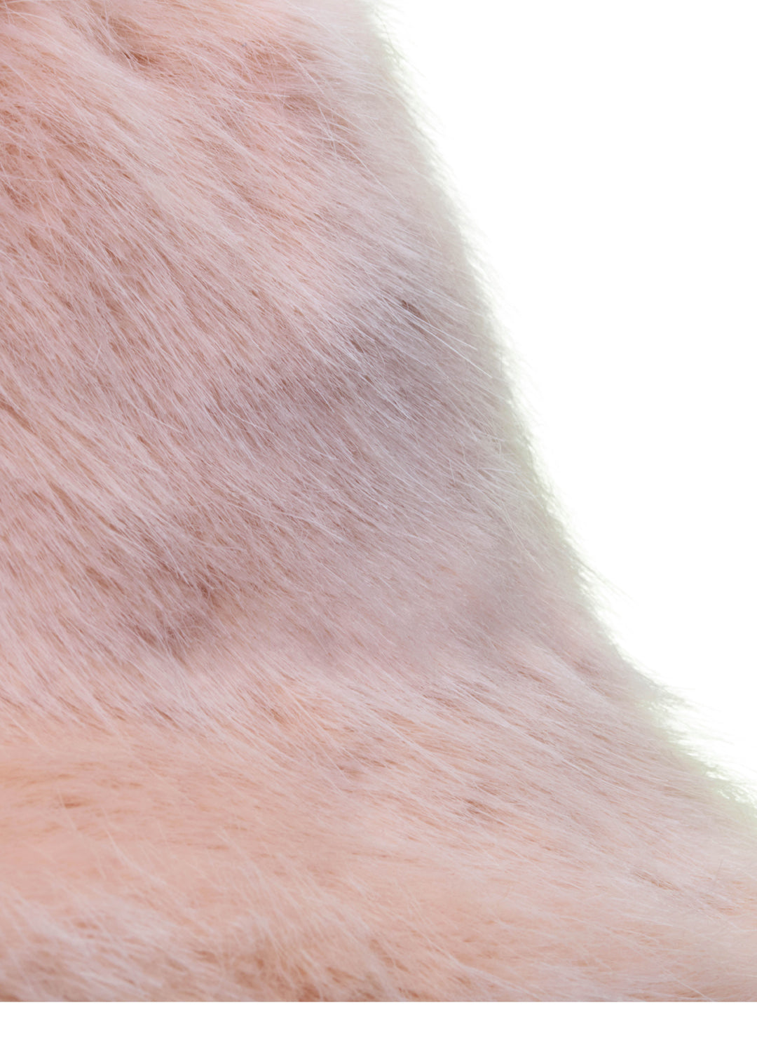 Good Fluff Faux Fur Long Fluffy Bucket Hat - Light Pink