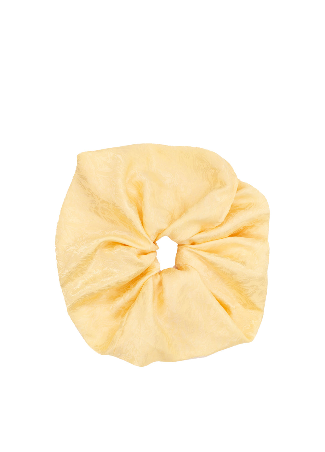 Delphi Eva Reworked Vintage Scrunchie - Pale Yellow