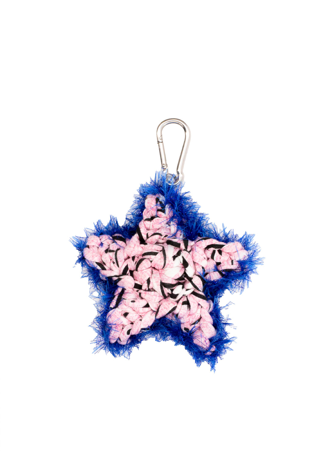 Sloe Mosey Star Bag Charm - Pink + Neon Blue