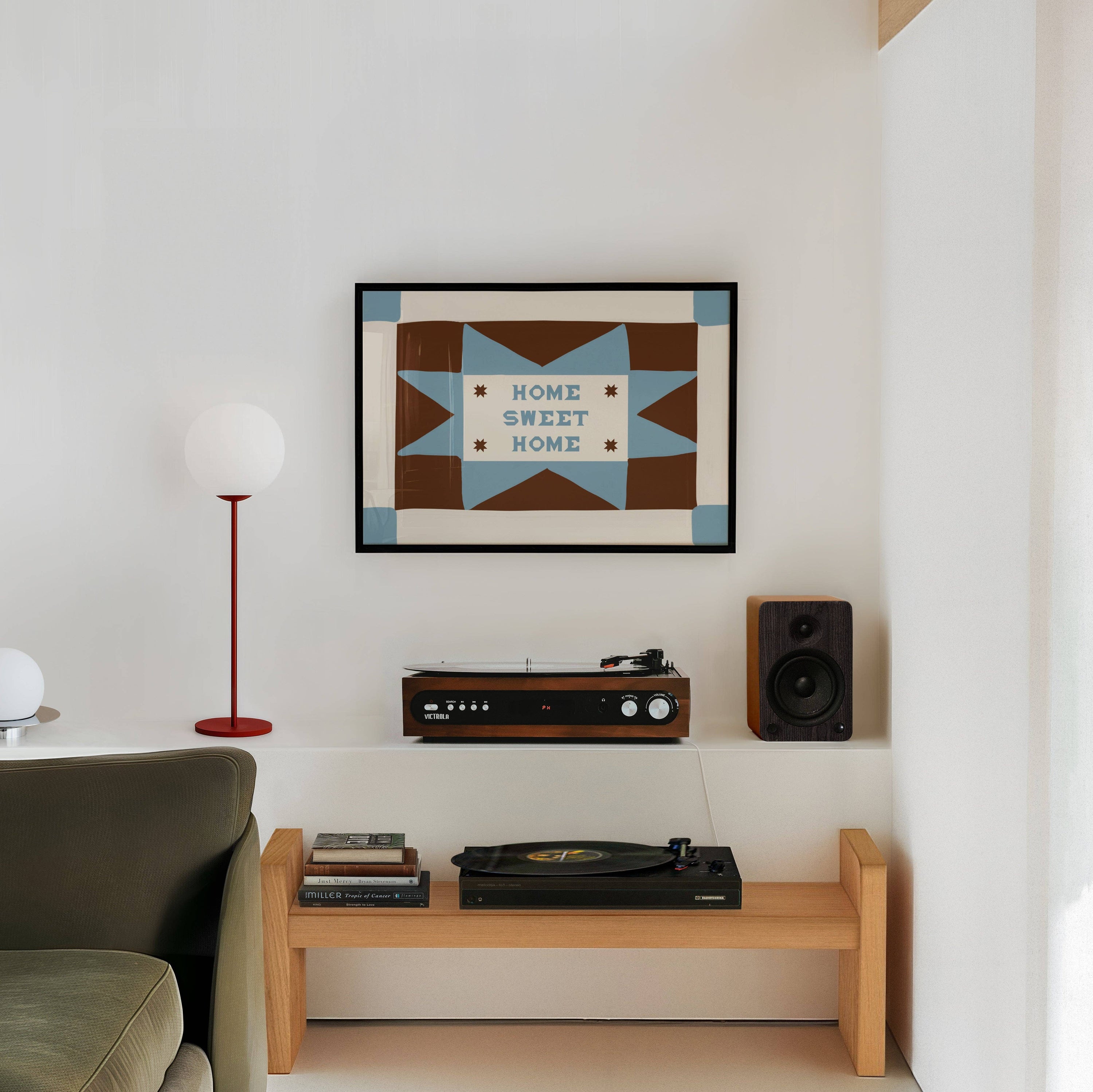 Home Sweet Home Patchwork Print