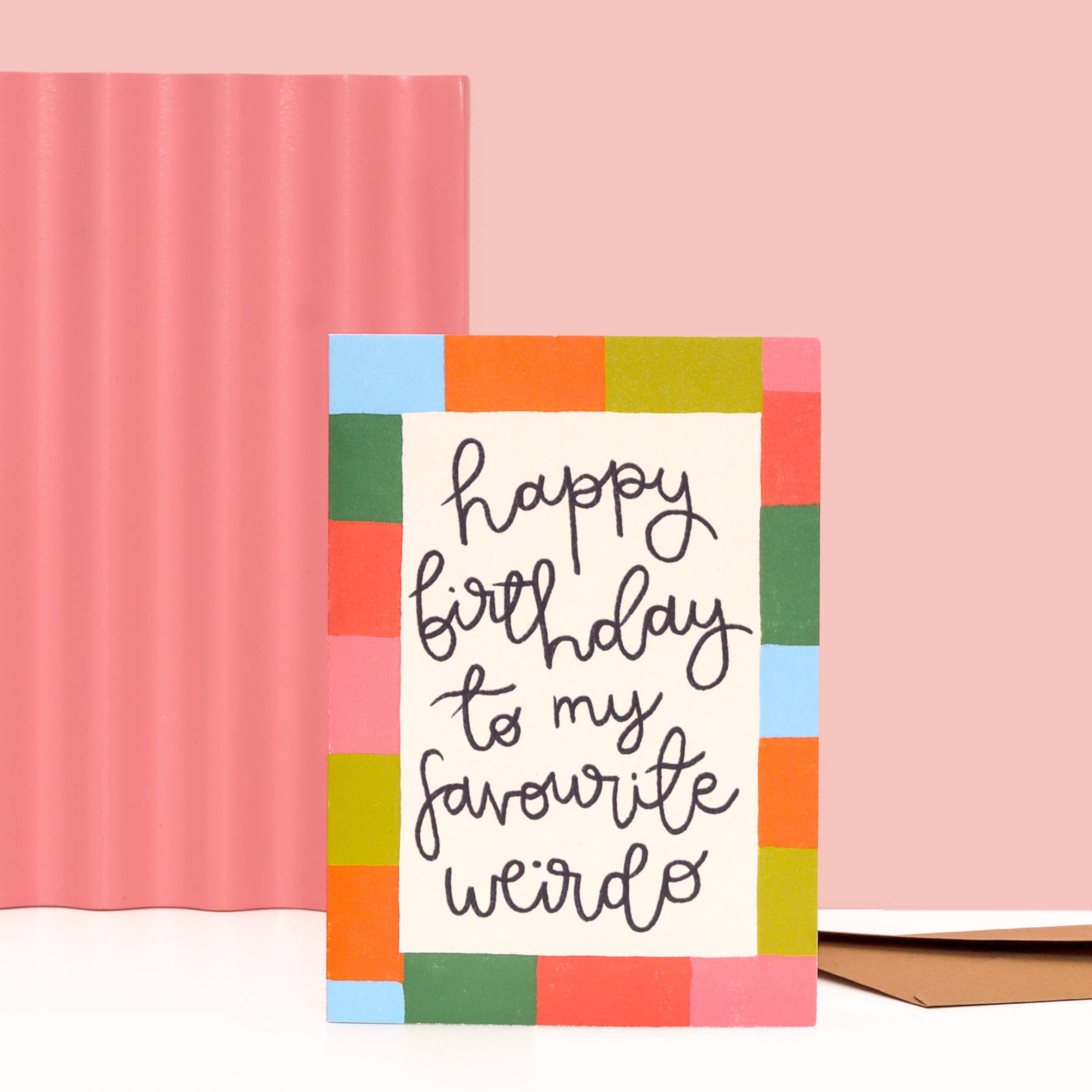 'my favourite weirdo' - Greeting card