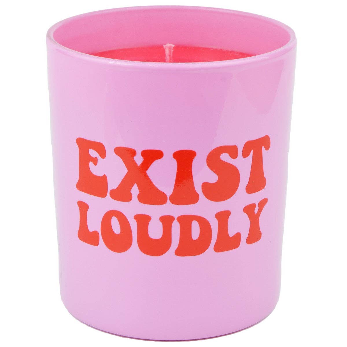 'Blueberry Cheesecake Exist Loudly Pink & Red' Candle