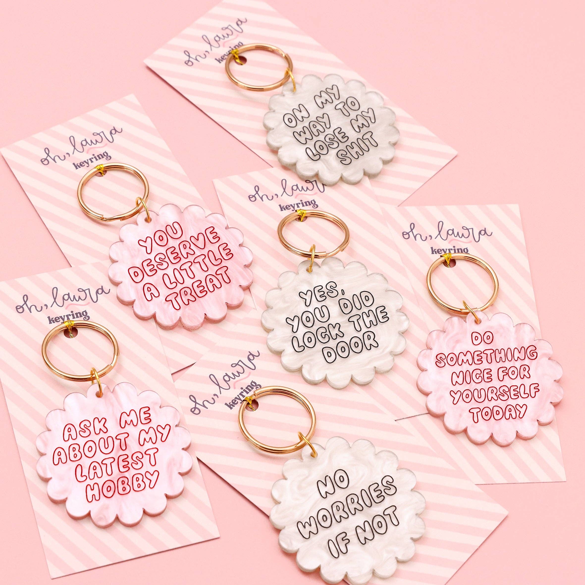 'No worries if not' Keytag