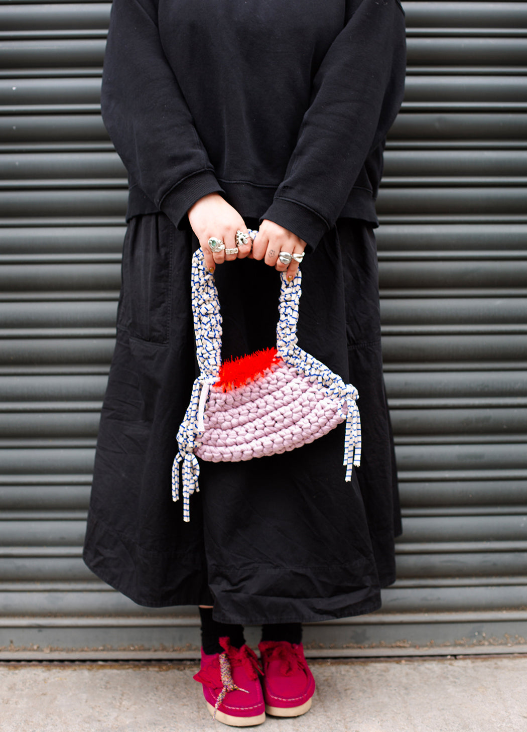 Sloe Mosey Maggie Bag - Pink & Blue