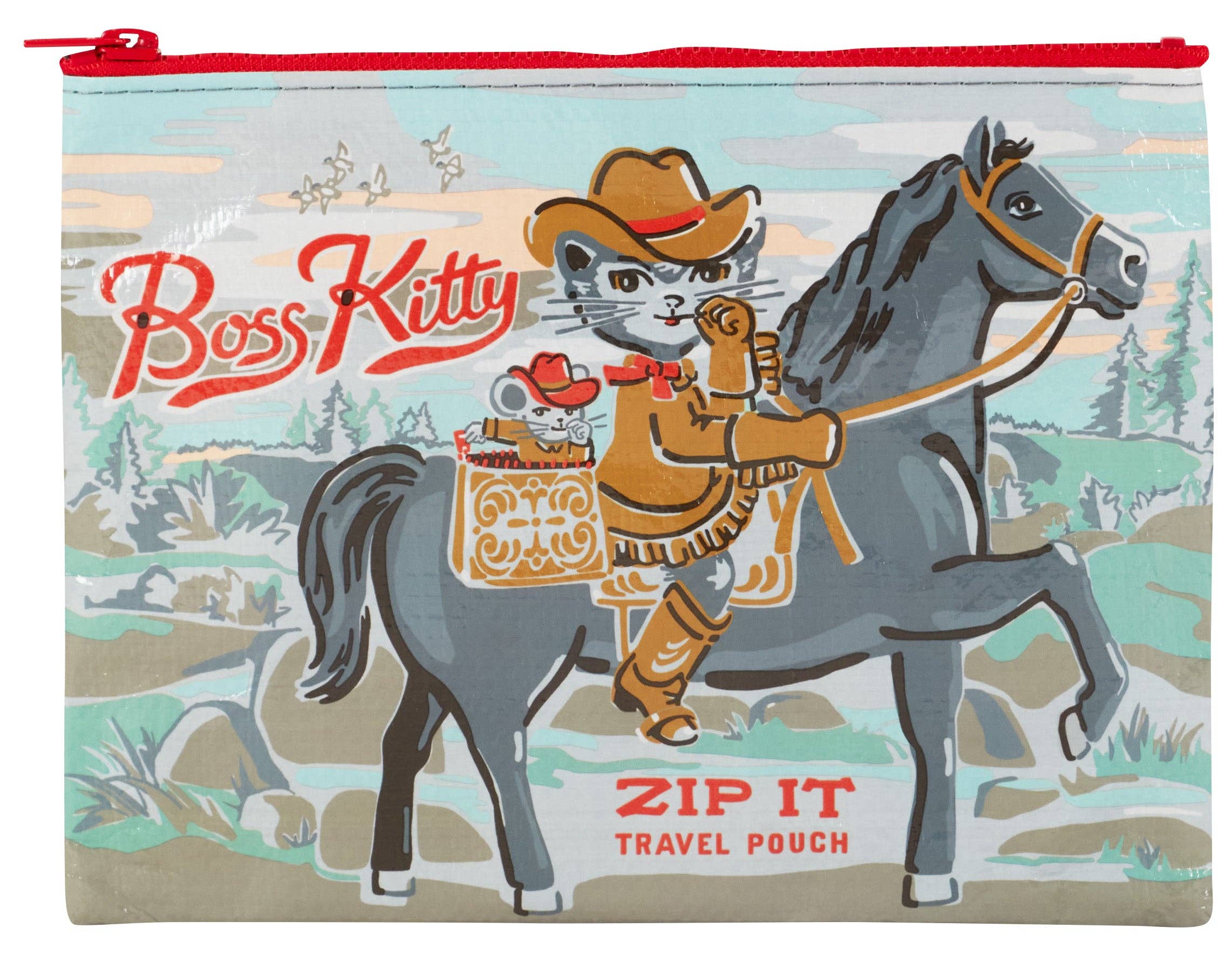 'Boss Kitty' Zipper Pouch