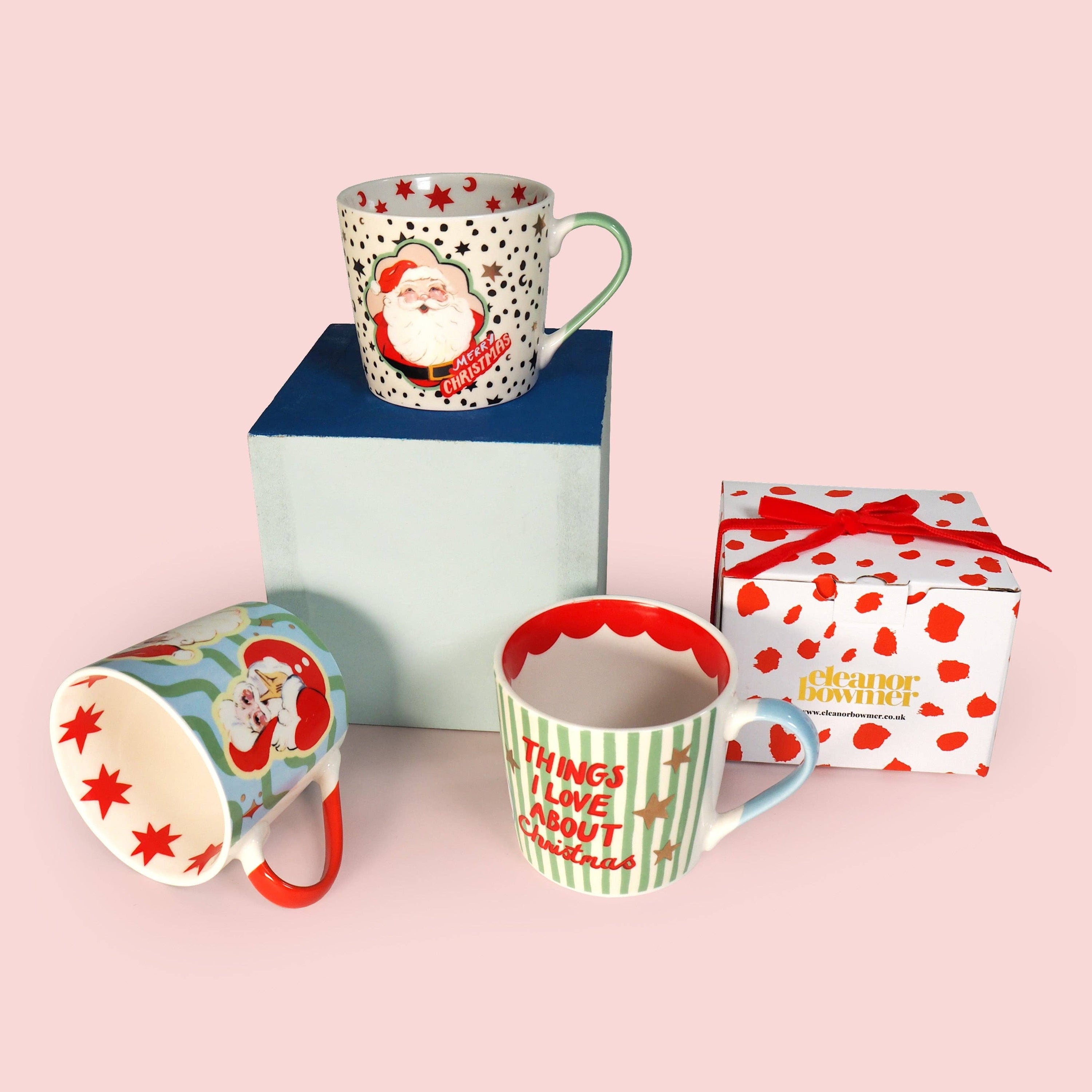 Eleanor Bowmer Mug - Retro Santa