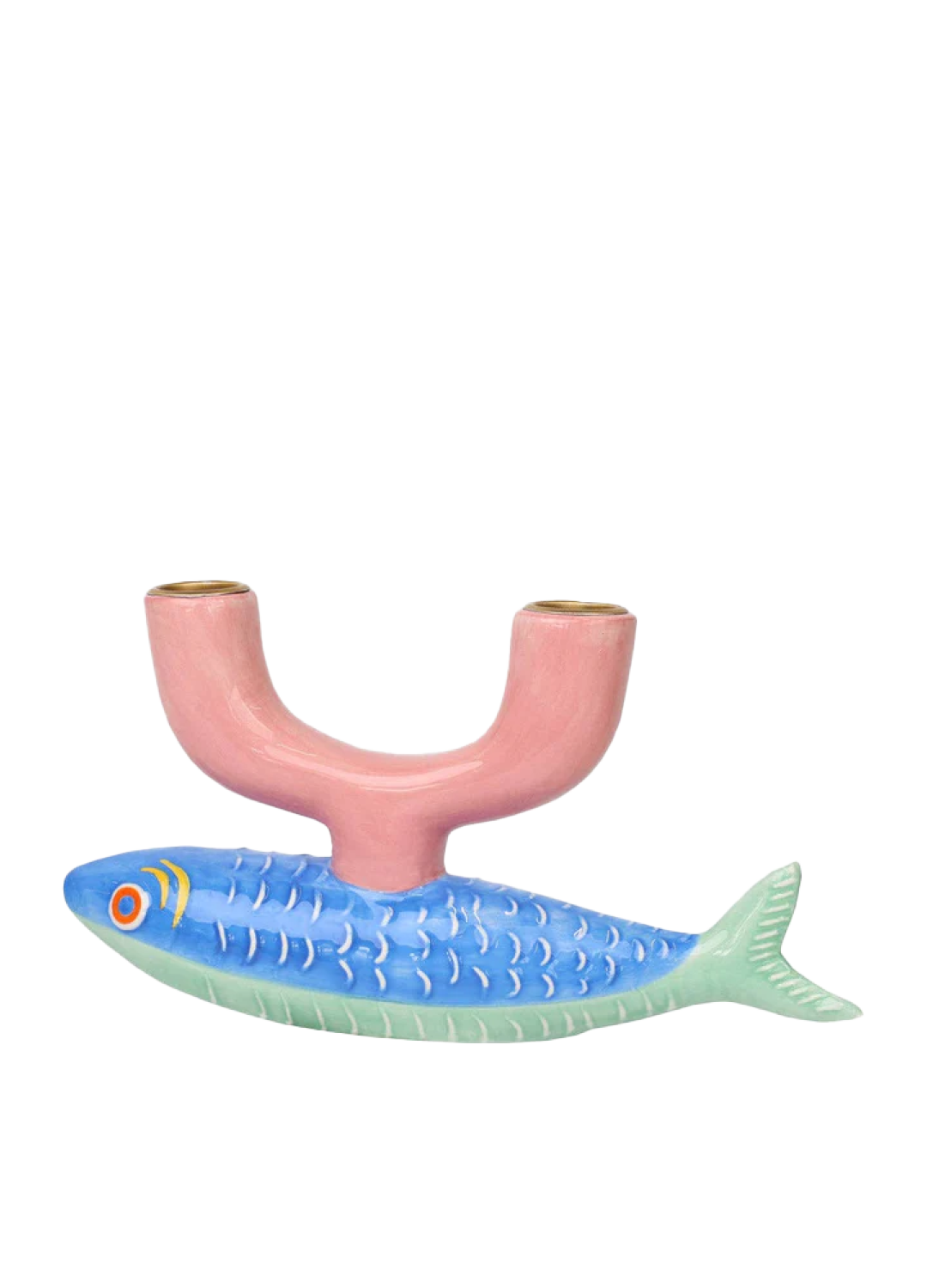 Ceramic Fish Candle Holder