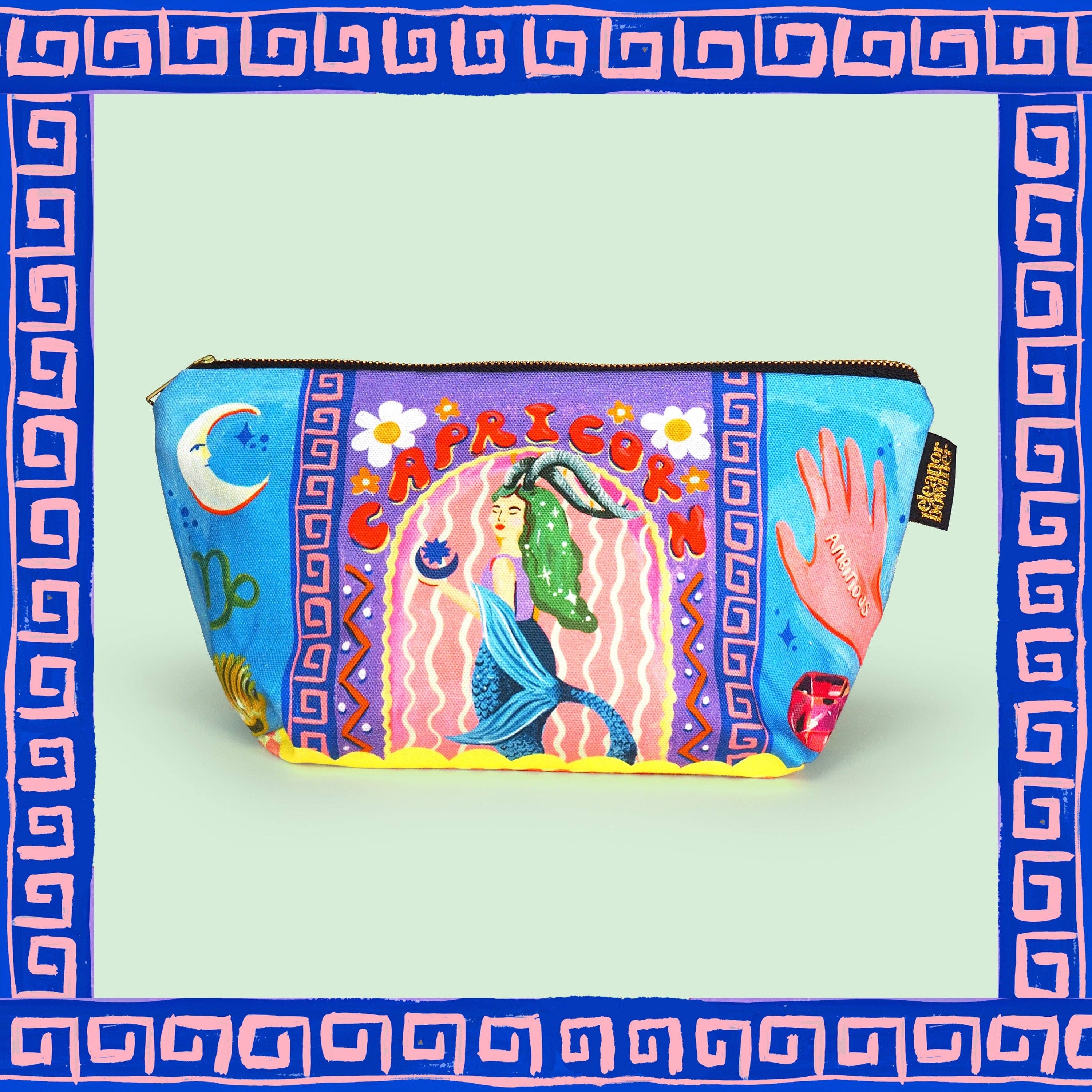 Eleanor Bowmer Zodiac Zip Bag - Capricorn