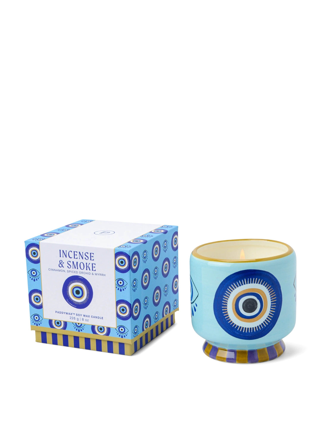 Ceramic Candle - Incense & Smoke