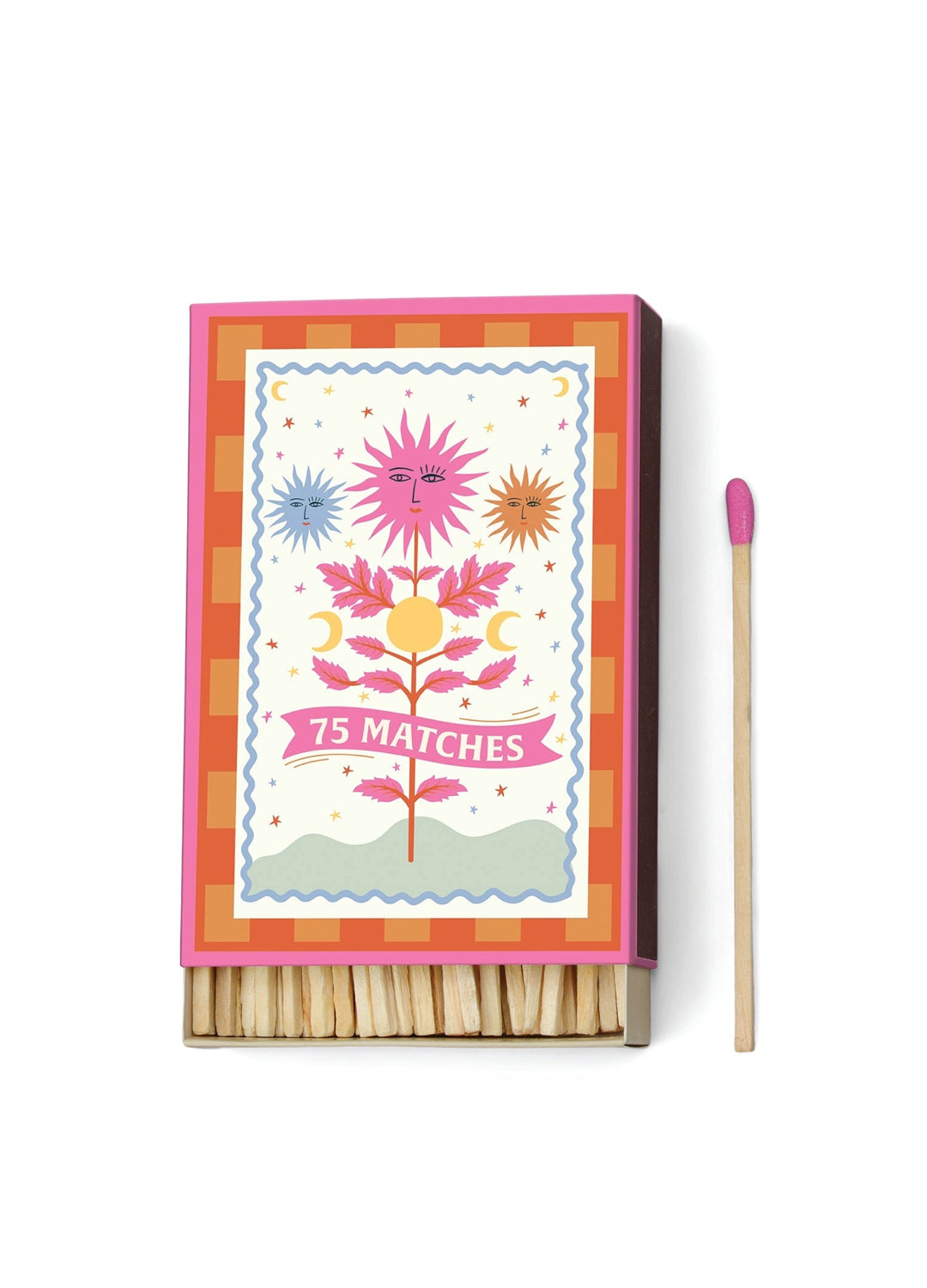 Boxed Matches - Floral Sun