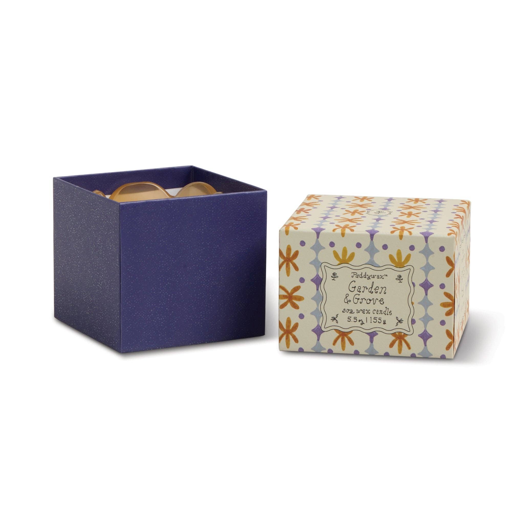 Paddywax Garden & Grove Soy Wax Tulip Glass Candle