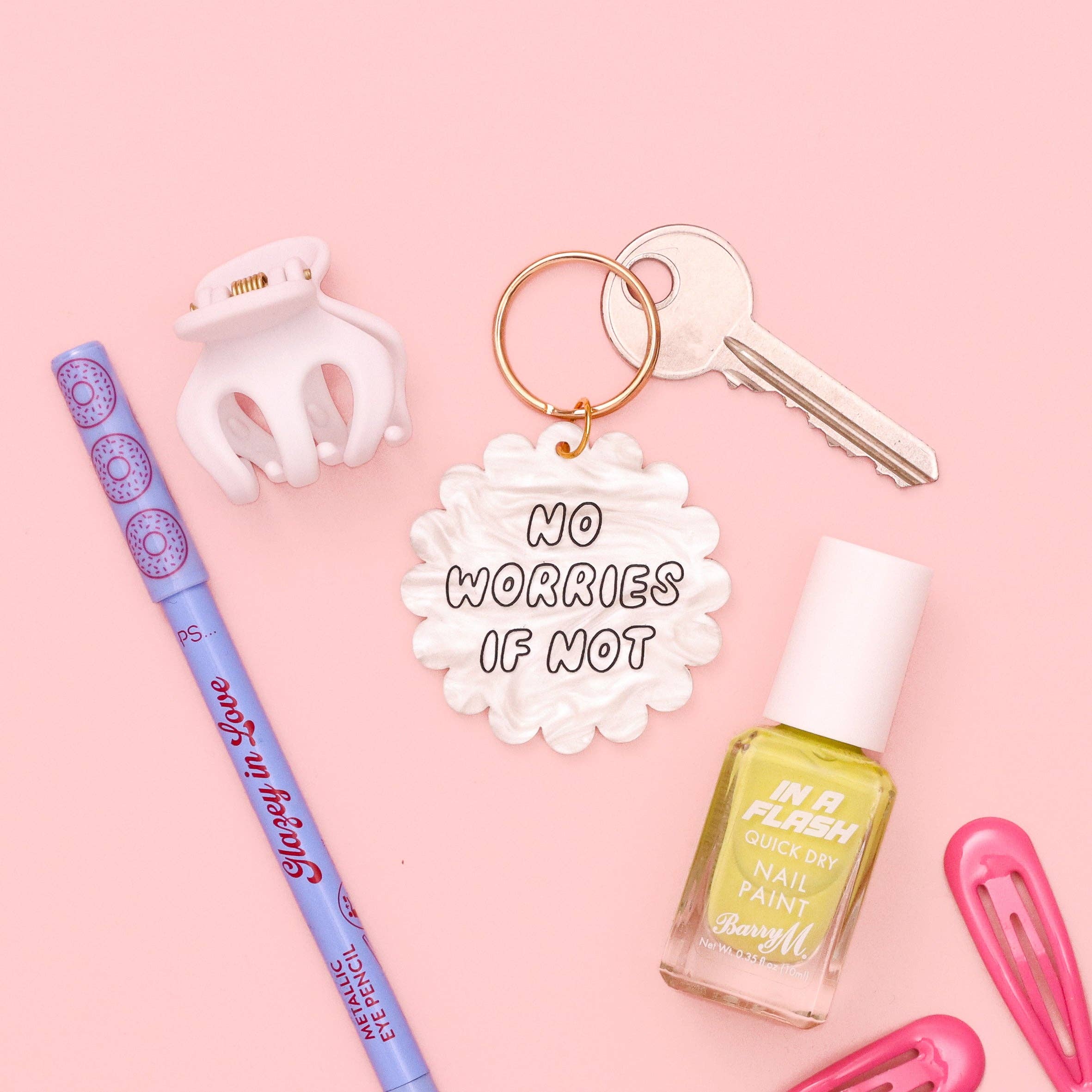 'No worries if not' Keytag