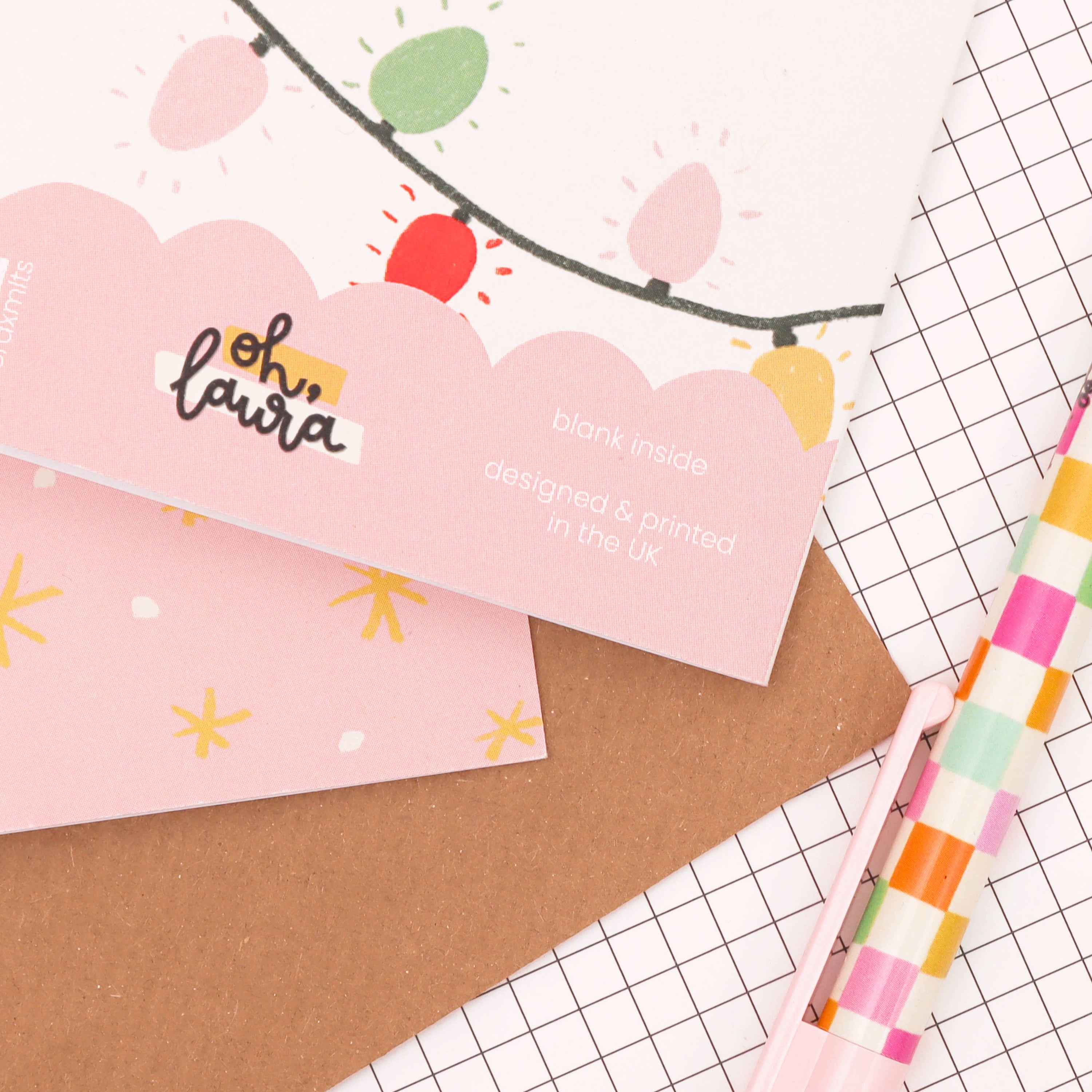 'Christmas traditions' - Christmas card