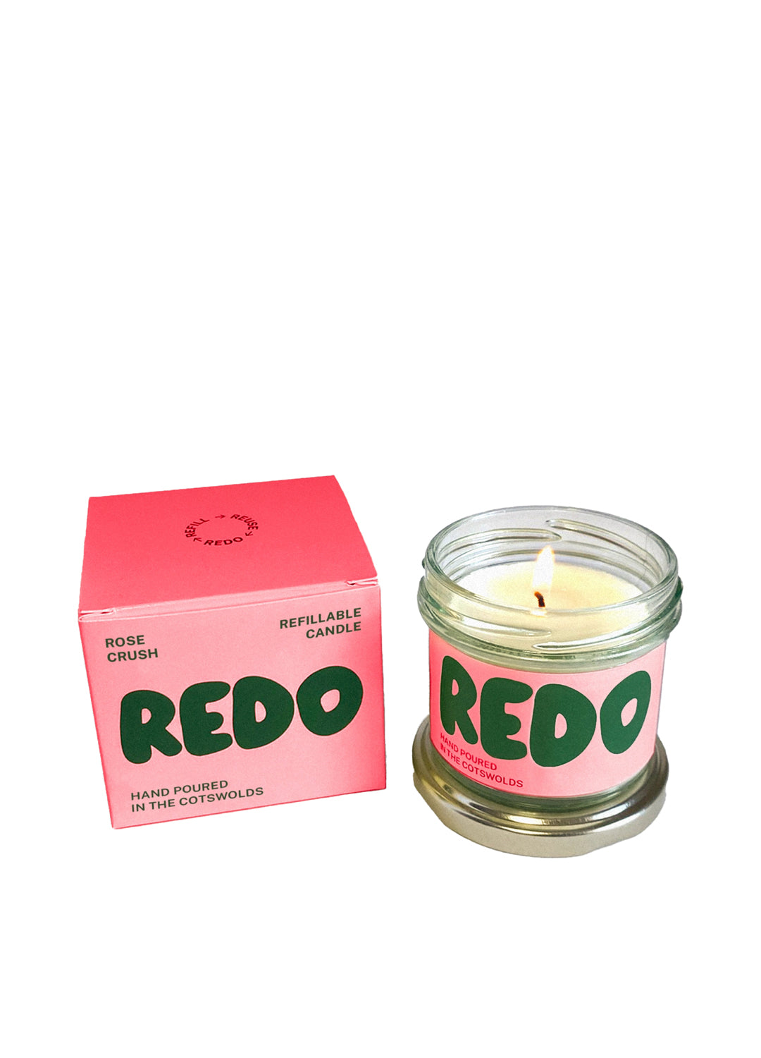Redo Candle Co. Rose, Damson, Patchouli
