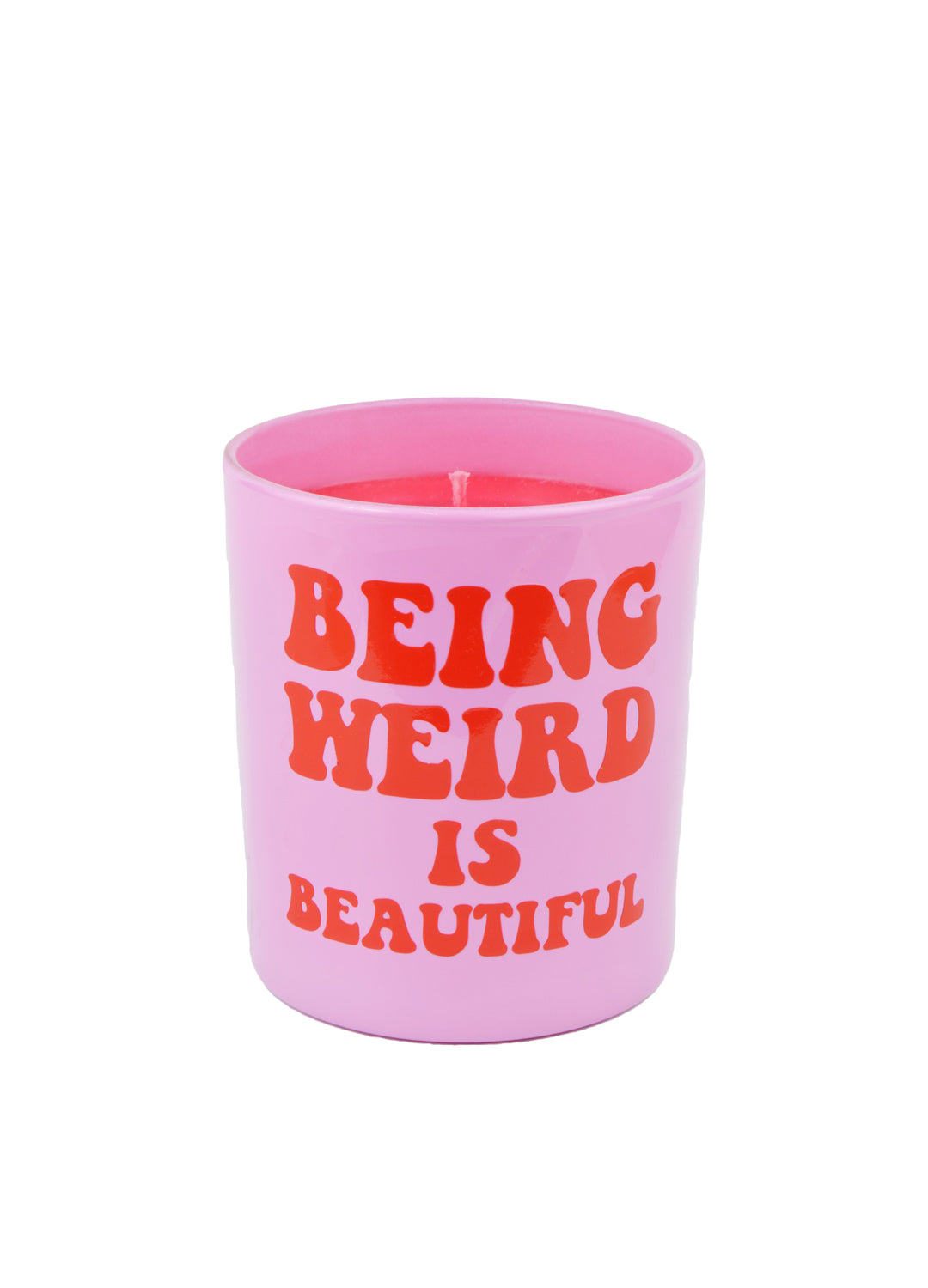 'Blueberry Cheesecake Exist Loudly Pink & Red' Candle