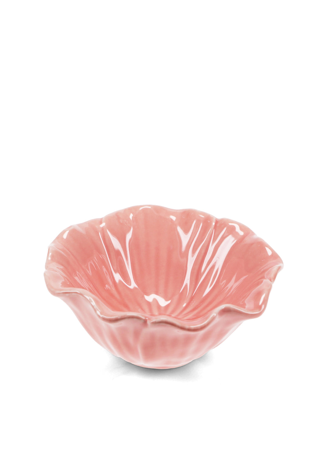 Ceramic flower bowl 13cm - Pink