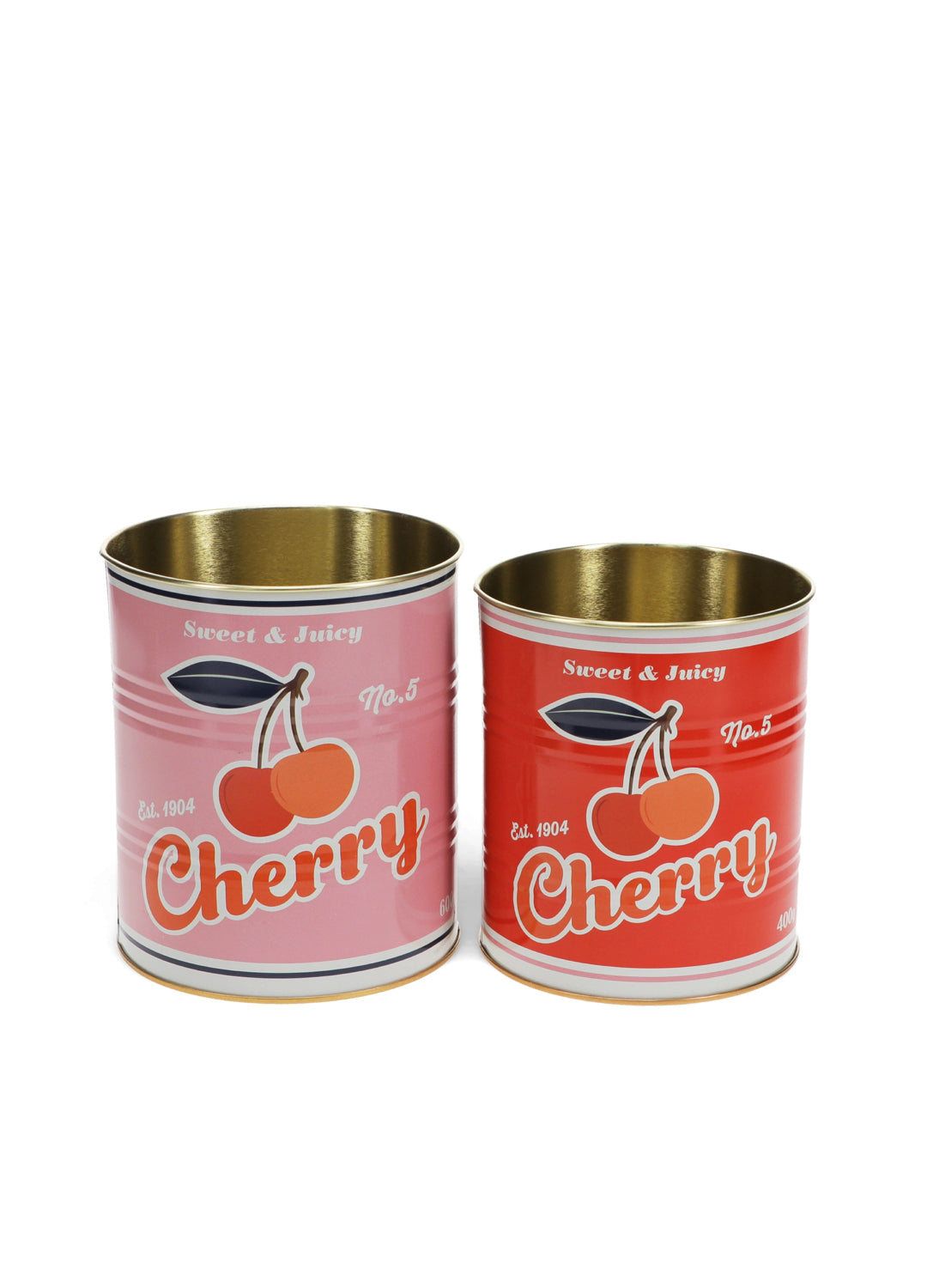 Medium storage tins - Cherry