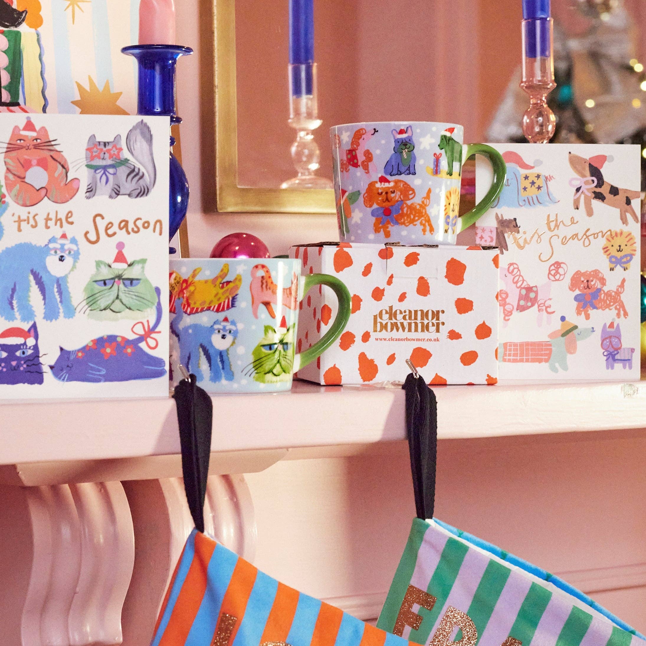 Eleanor Bowmer Mug - Christmas Dog