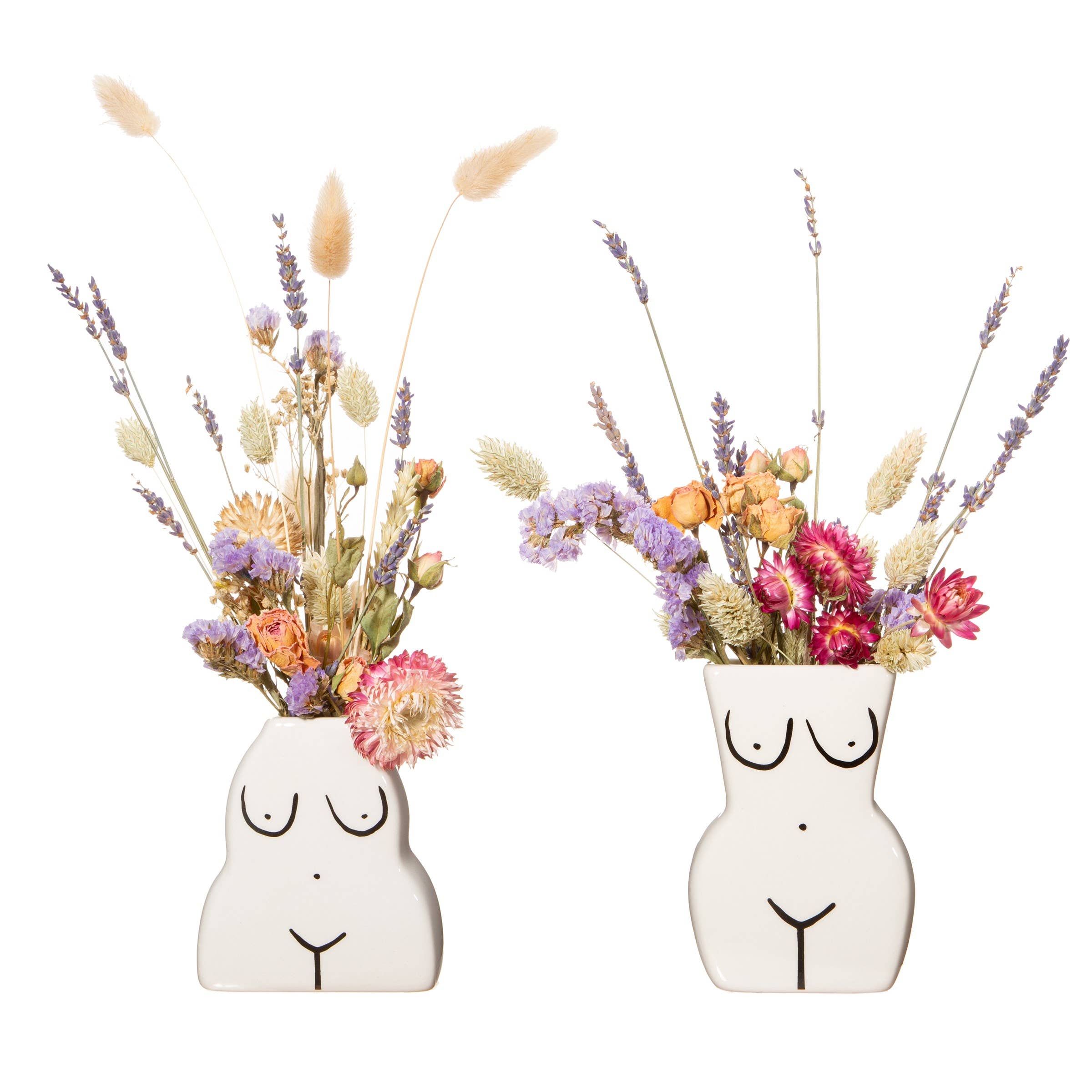 Sass & Belle Female Form Bud Vases - Set of 2