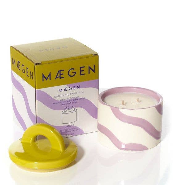 Maegen Pablo Pots Candle - Water Lotus & Rose