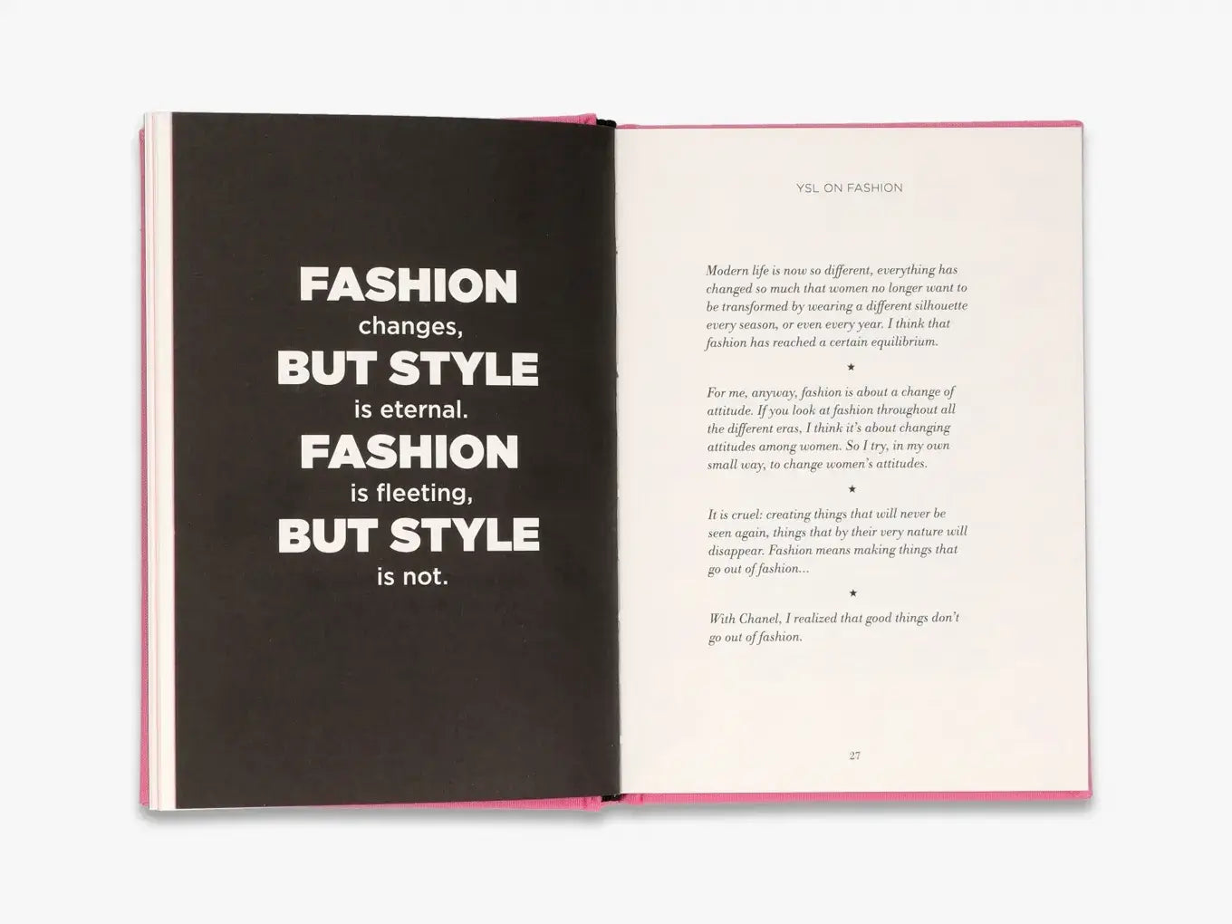 The World According to Yves Saint Laurent Book