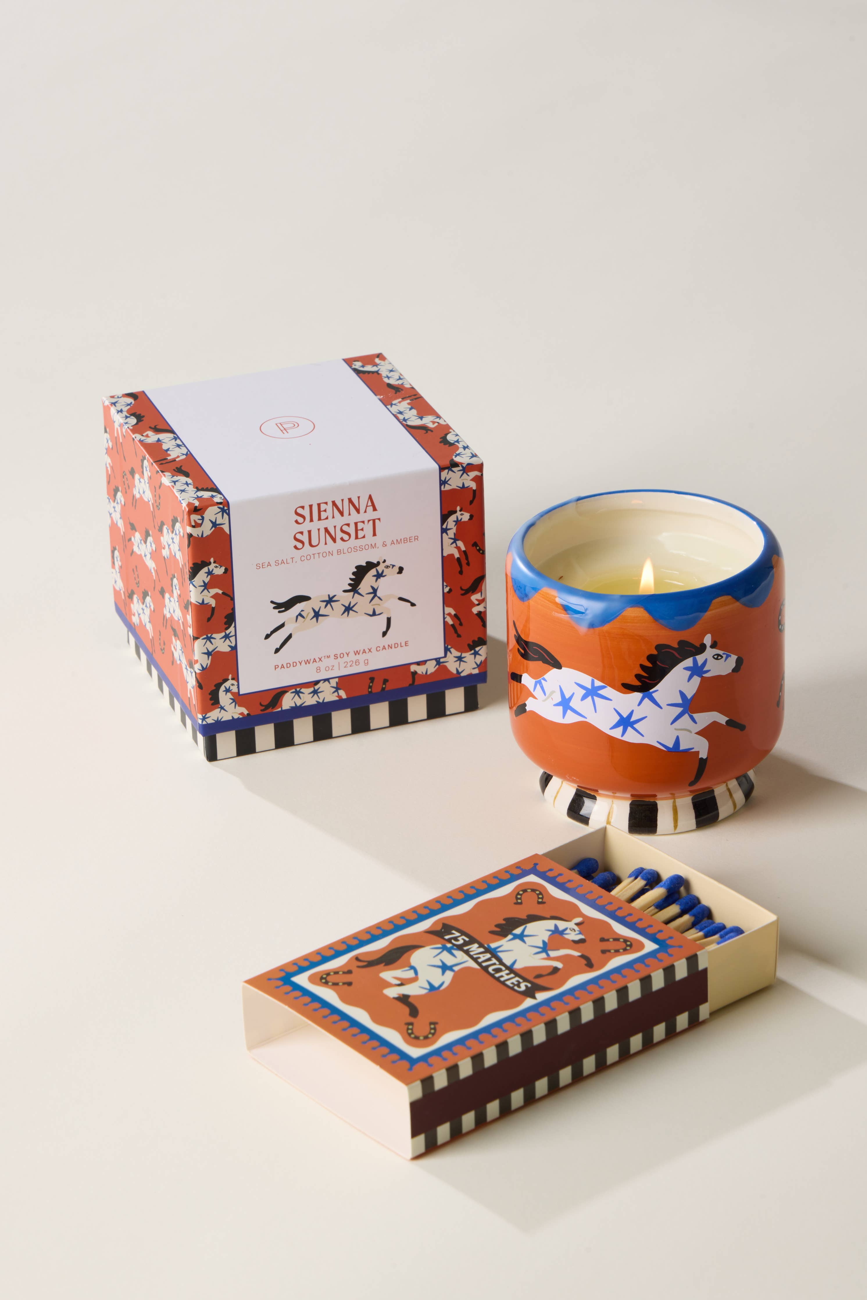 Ceramic Candle - Sienna Sunset