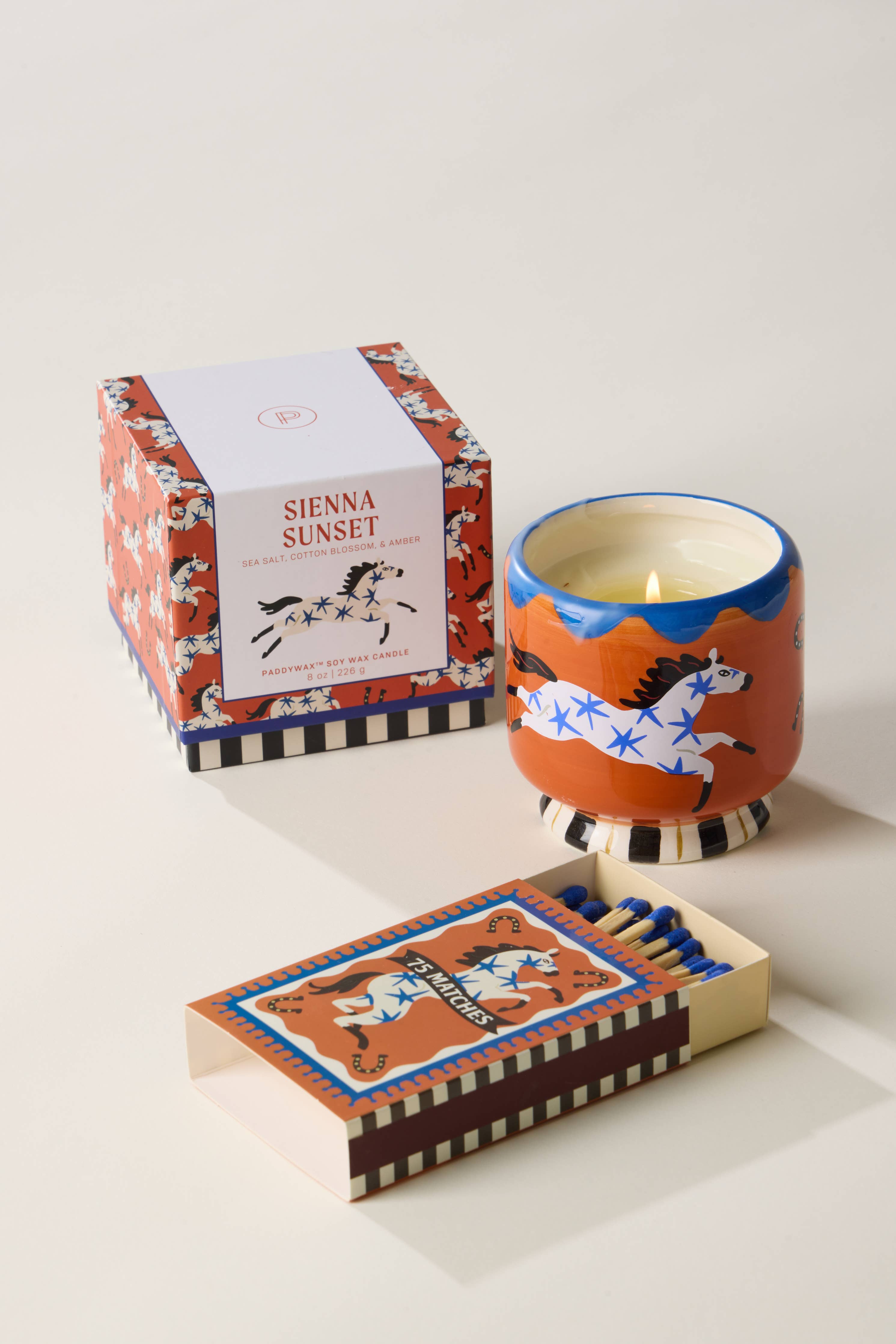 Ceramic Candle - Sienna Sunset