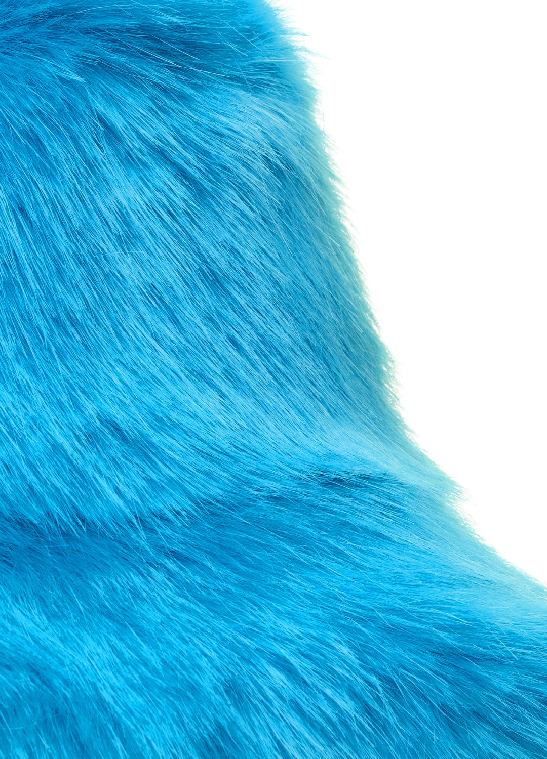 Good Fluff Faux Fur Long Fluffy Bucket Hat  - Aqua