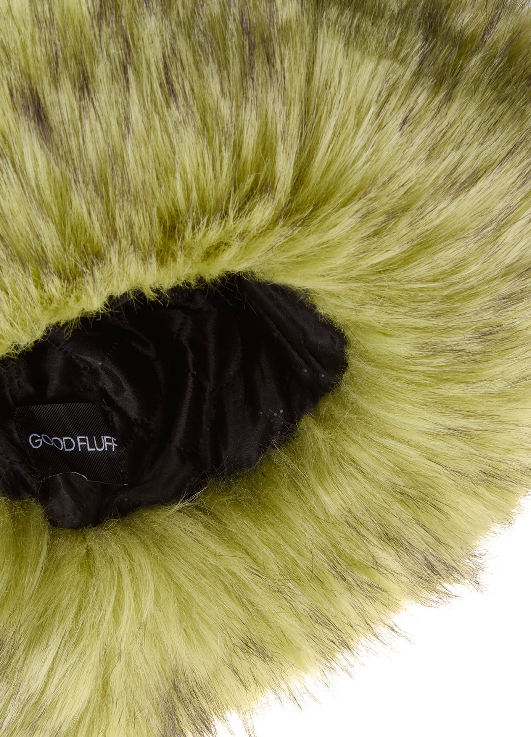 Good Fluff Faux Fur Extreme Fluffy Bucket Hat - Green