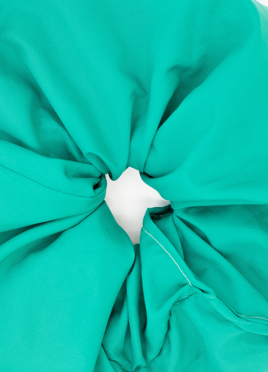 Delphi Eva Reworked Vintage Scrunchie - Cool Green