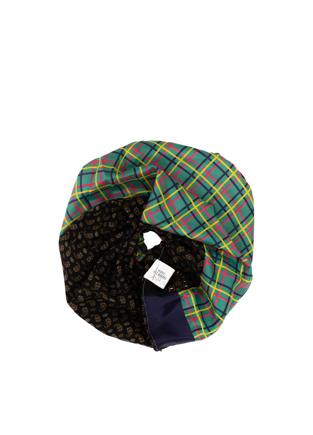 Delphi Eva Reworked Vintage Scrunchie - Geometric + Paisley