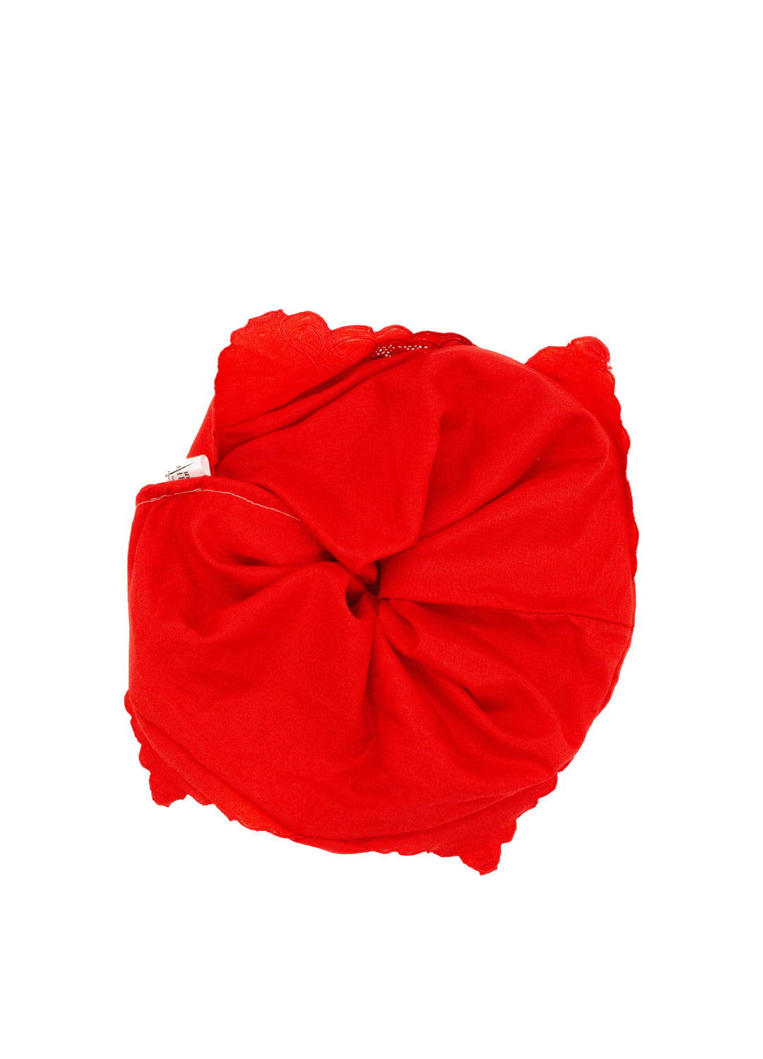 Delphi Eva Reworked Vintage Scrunchie - Red