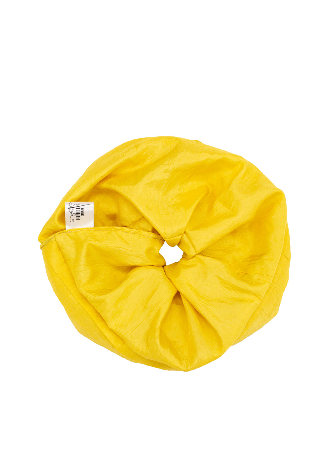 Delphi Eva Reworked Vintage Scrunchie - Canary Yellow