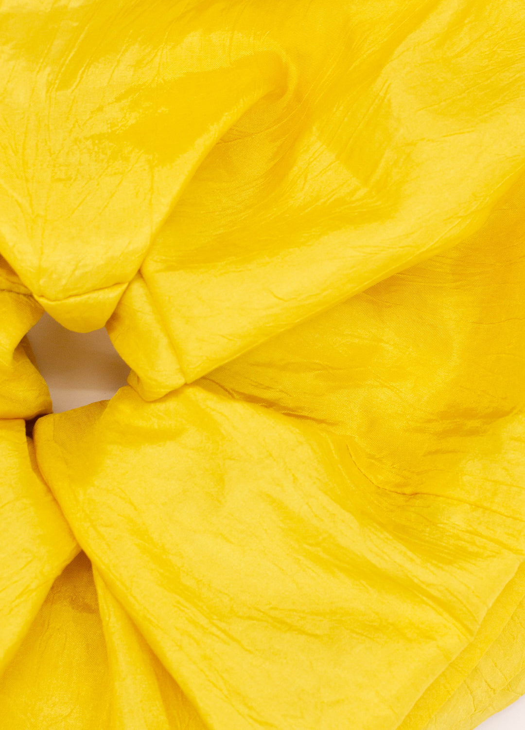 Delphi Eva Reworked Vintage Scrunchie - Canary Yellow