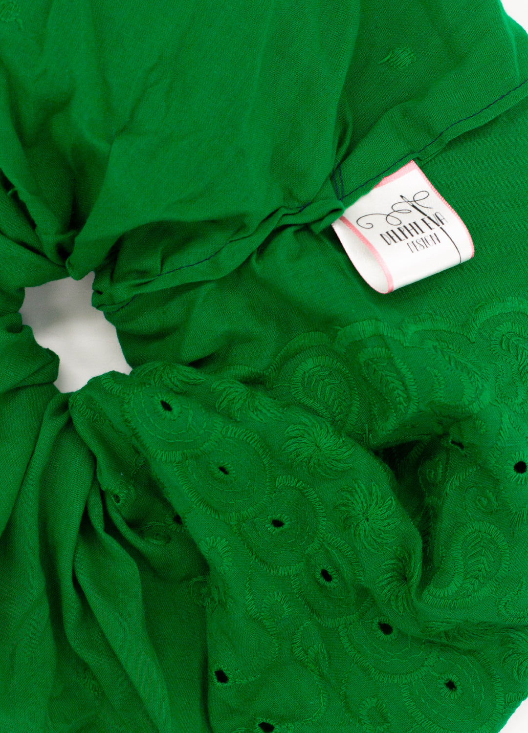 Delphi Eva Scrunchie - Green Large