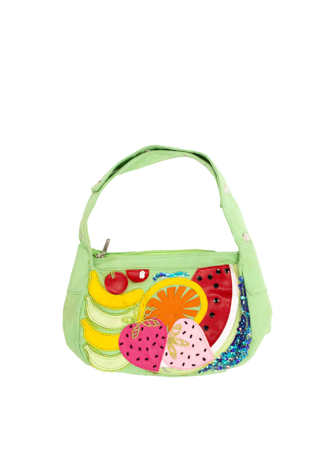 Vintage Sequin Fruit Bag