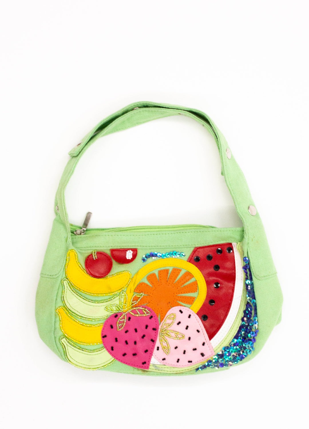 Vintage Sequin Fruit Bag
