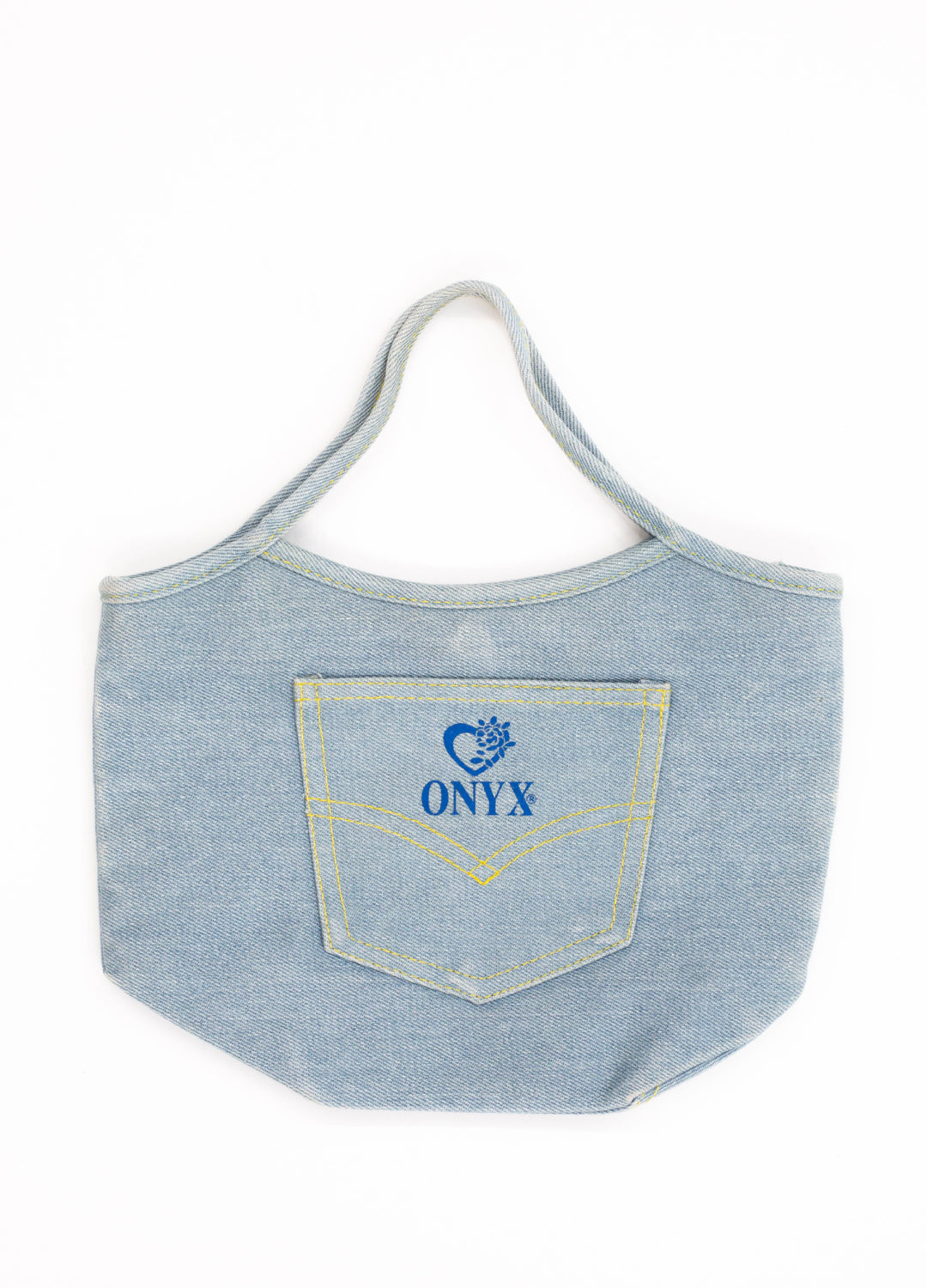 Vintage Onyx Denim Bag
