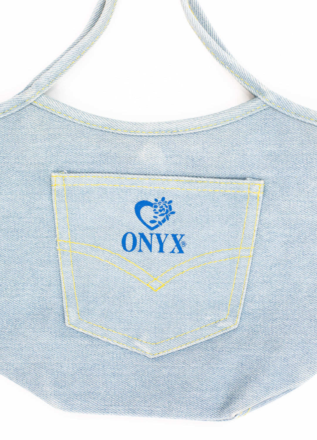 Vintage Onyx Denim Bag