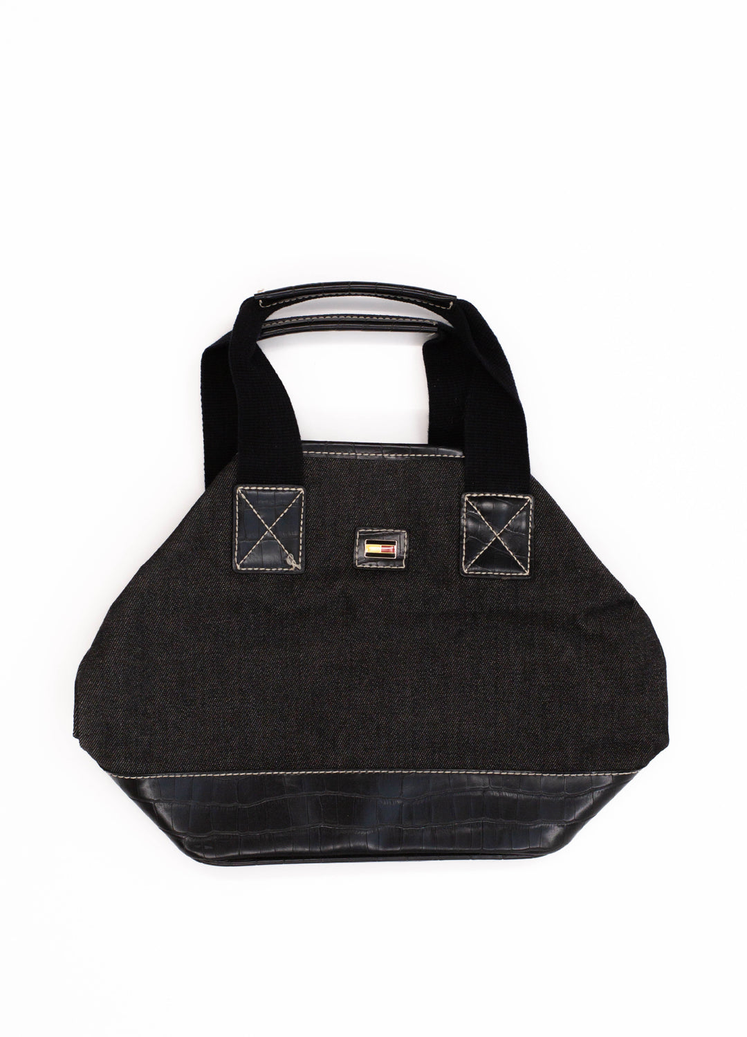 Vintage Tommy Hilfiger Black Denim Bag