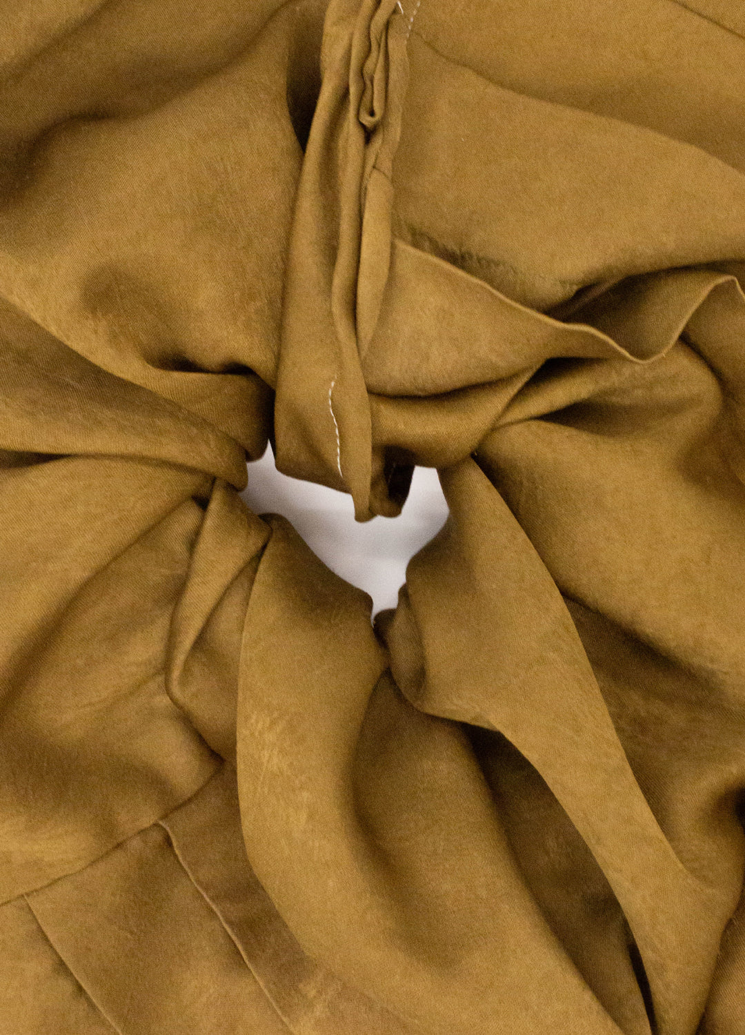 Delphi Eva Reworked Vintage Scrunchie - Brown