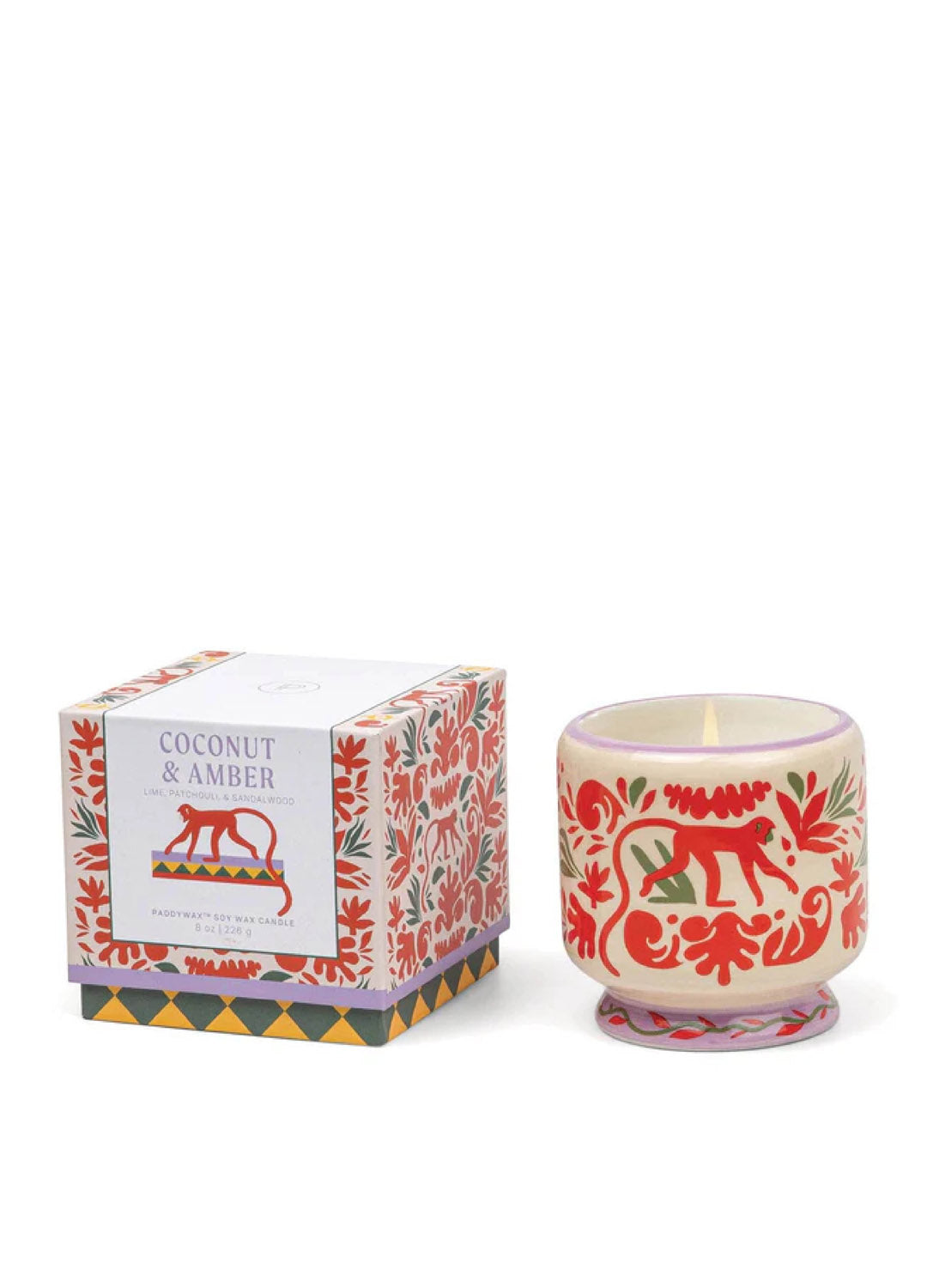 Ceramic Candle - Coconut & Amber
