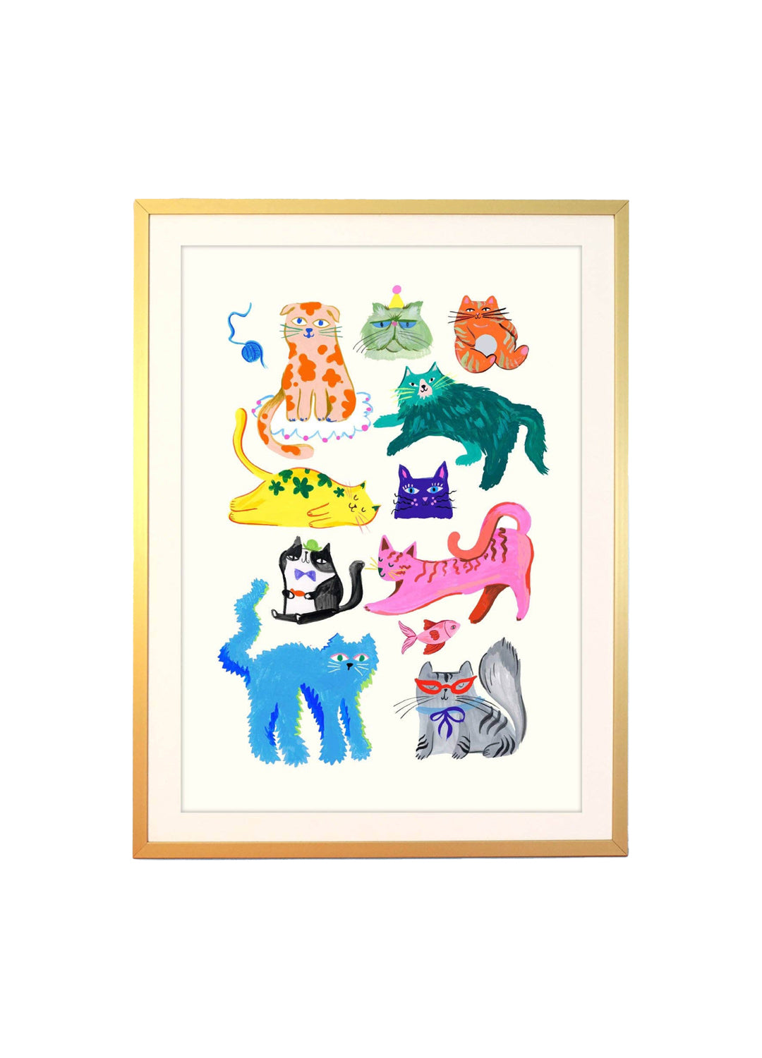 Eleanor Bowmer Print - Cat Club