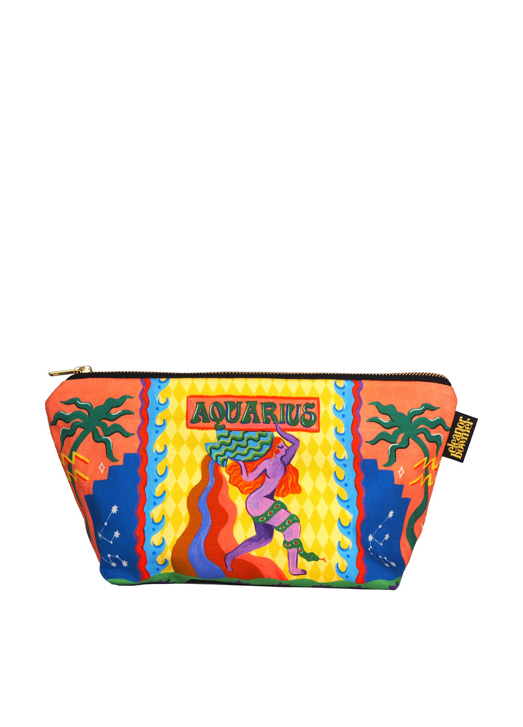 Eleanor Bowmer Aquarius Zodiac Zip Bag