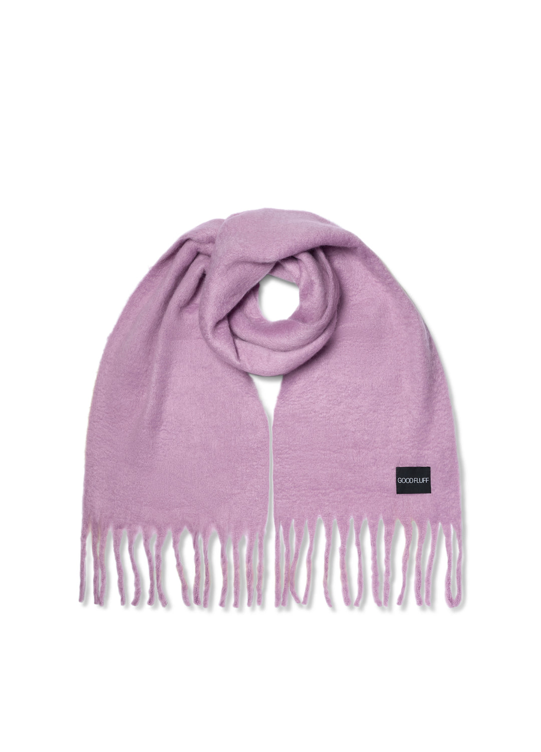 Good Fluff Chunky Scarf - Peony Pink